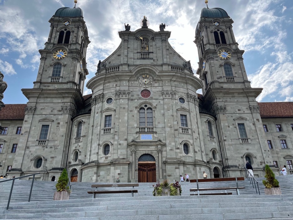 Facade of Einsiedeln Abbey